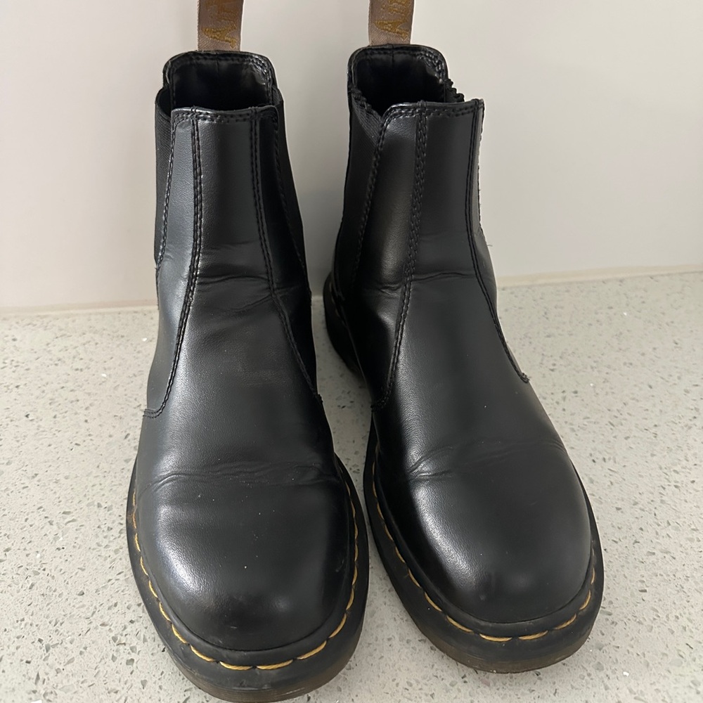 Dr. Martens Black Leather Chelsea Boots